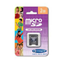 Integral 2GB MicroSD + SD Adapter (INMSD2GV2)